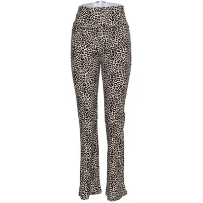 Pantalon patte d'éléphant (Beige, Noir) de Ladies lounge Élasthane, Polyester