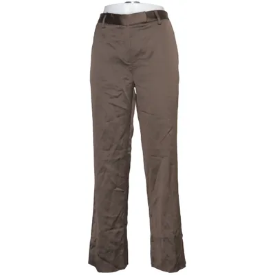 Kostymbyxor (Brun) från Massimo Dutti Elastan, Polyester, Viskos, Ull