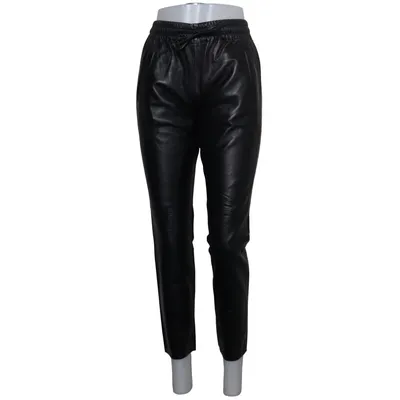 Pantalon en cuir (Noir) de Oakwood Cuir