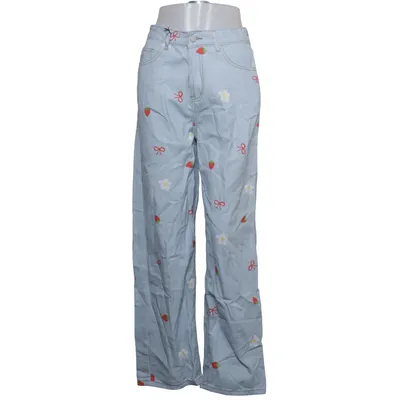 Jeans (Blå, Flerfärgad) från Romwe Bomull