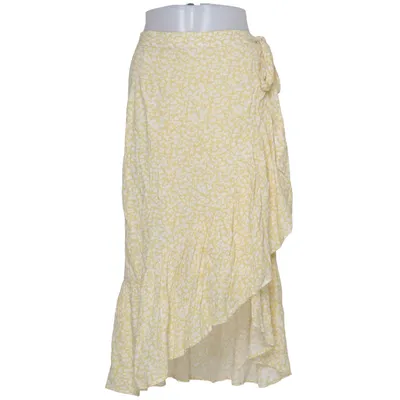 Wikkelrok (Geel, Wit, Meerkleurig) van Lindex Viscose