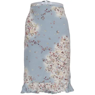 Wikkelrok (Blauw, Meerkleurig) van Gerard Darel Polyester, Zijde