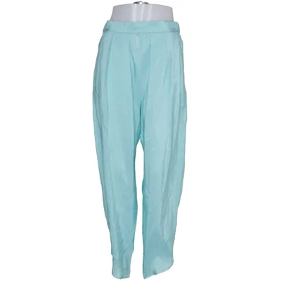 Pantalon patte d'éléphant (Turquoise) de Forte Forte Soie