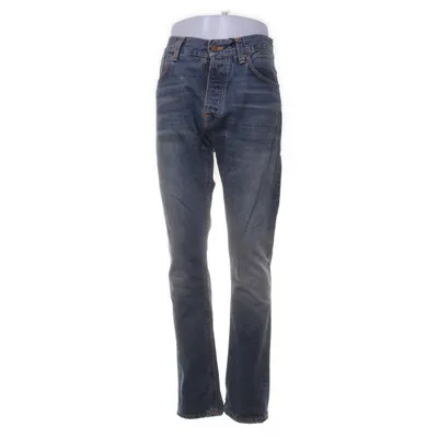 Spijkerbroek (Blauw) van Nudie Jeans Katoen