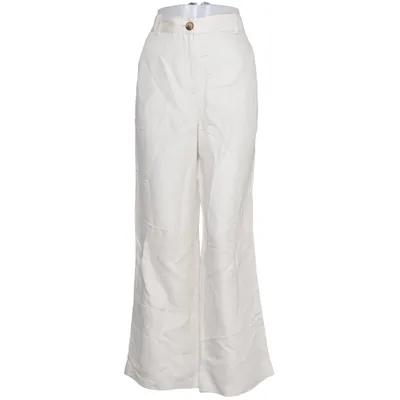 Palazzo broek (Beige) van Next Tailoring Linnen, Viscose