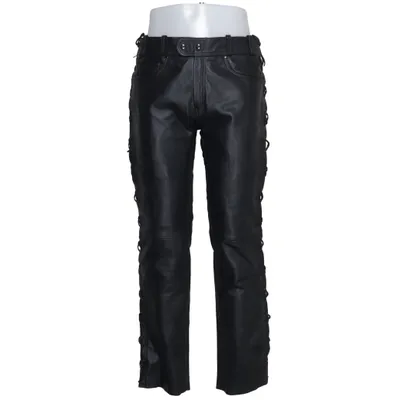 Läderbyxor (Svart) från 4Bikers Skinn, Polyester