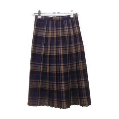 Kilt (Blue, Beige, Multicolored) from Qvinny Acrylic, Wool