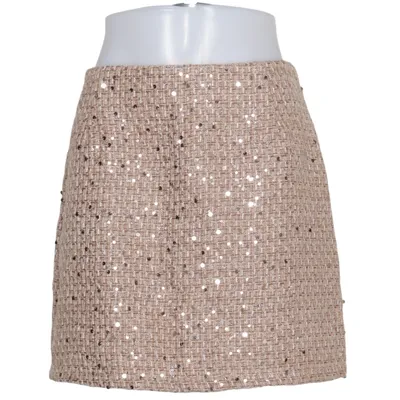 Jupe (Marron) de Atelier Evène Polyester, Viscose, Laine