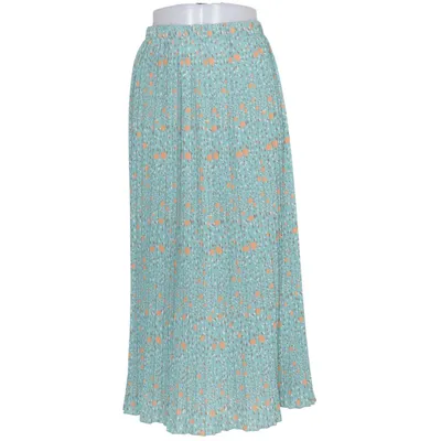 Maxi skirt (Green, Multicolored) from Perla Nera Elastane, Polyamide