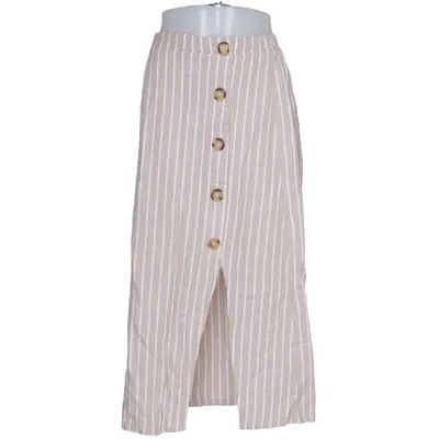 Långkjol (Beige, Vit) från Jean Pascale Linne, Viskos