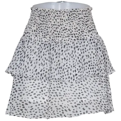 Skirt (White, Black) from Retro & Icone Polyester