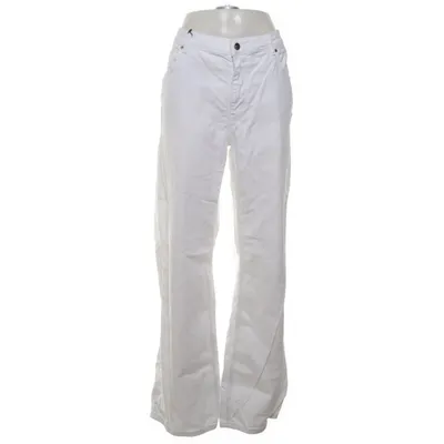 Jeans (Vit) från Never Denim Elastan, Lyocell, Ekologisk bomull