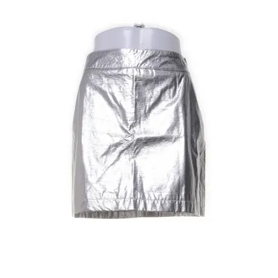 Rok (Zilver) van Gina Tricot Polyurethaan