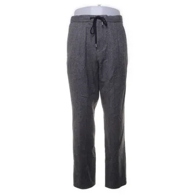 Bukser (Grå) fra E. Thomas Kashmir, Polyester, Uld, Viscose
