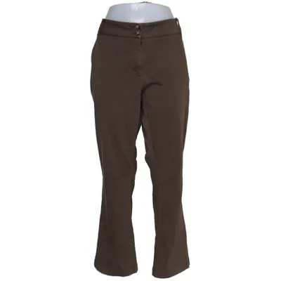 Pantalon (Marron) de Isay Coton, Élasthane, Polyester