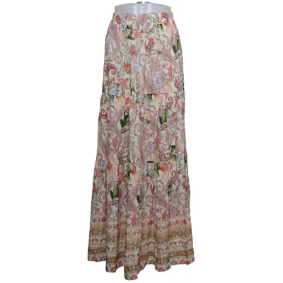 Maxi skirt (White, Multicolored)
