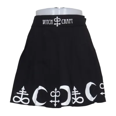 Skirt (Black, White) from Restyle Cotton, Elastane