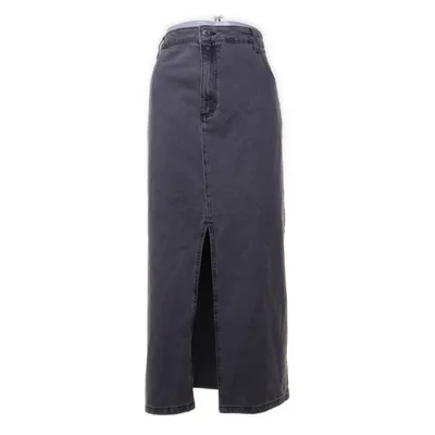 Jeanskjol (Grå) från New Look Denim Bomull, Polyester