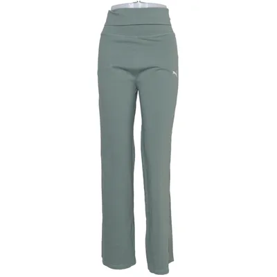 Pantalon patte d'éléphant (Vert) de Puma Coton, Élasthane
