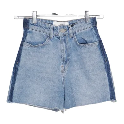 Denim shorts (Blauw) van Les Coyotes de Paris Katoen