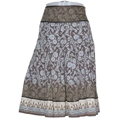 Kjol (Brun, Flerfärgad) från ESPRIT de Corp Bomull, Polyamid