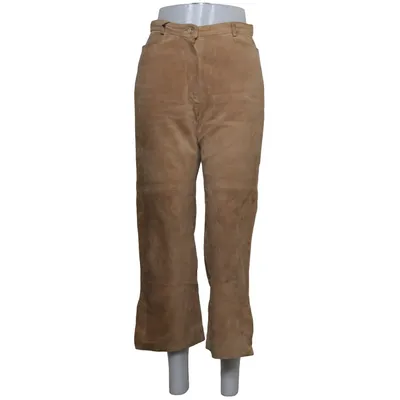 Leren broek (7/8) van Elements Acetaat, Leer, Polyester