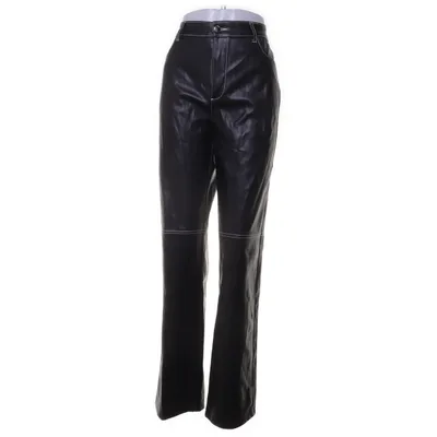 Jean (Noir, Blanc) de Josefine HJ x NA-KD Polyuréthane