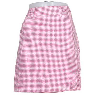 Skirt (Pink, White) from Four D Cotton, Elastane