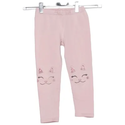 Leggings (Rosa) från Lindex Kids Bomull, Elastan