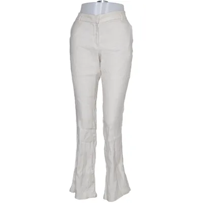 Bukser (Low Waist Linen Flare Pants) fra Nelly Elastan, Linned, Viscose