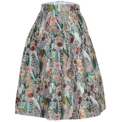 Skirt (Green, Multicolored) from Chicwish Polyester
