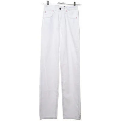Spijkerbroek (Wit) van Never Denim Lyocell, Katoen