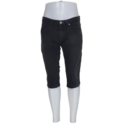 Jeans Shorts (Schwarz) von Acne Studios Baumwolle, Elasthan