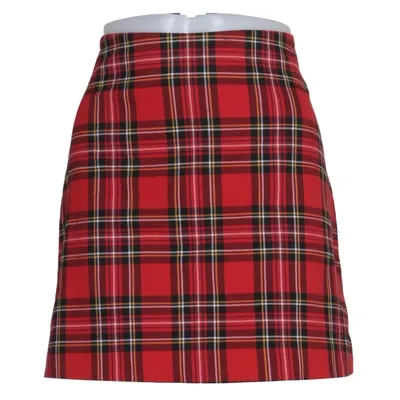 Kjol (Röd, Flerfärgad) från Monki Elastan, Polyester, Viskos