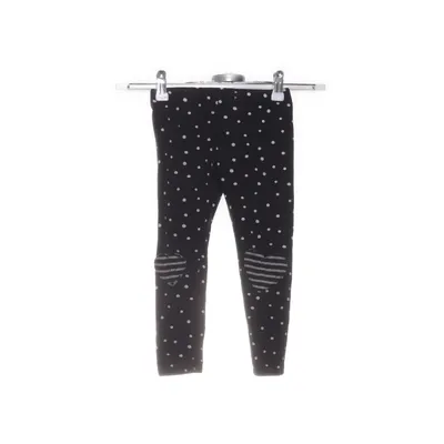 Byxor (Svart, Vit) från Lindex Kids Bomull, Elastan, Viskos