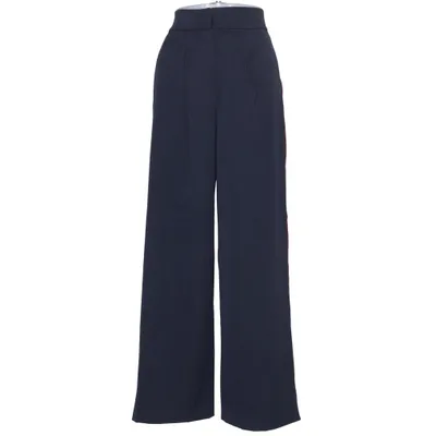 Suit pants (Blue, Red) from Zara Elastane, Viscose