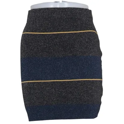 Rok (Grijs, Blauw, Geel) van Nikkie Metallvezel, Polyamide, Viscose