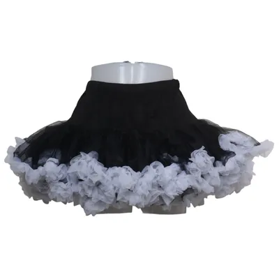 Tule rok (Zwart, Wit) van Hell Bunny Polyester