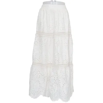 Maxi skirt (White) from Lamiar Cotton