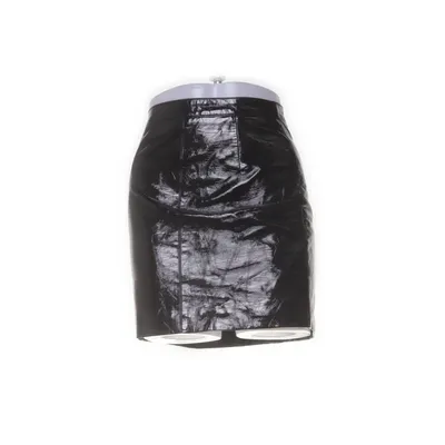 Vinyl rok (Zwart) van Miss Selfridge Polyurethaan, Viscose, Polyester