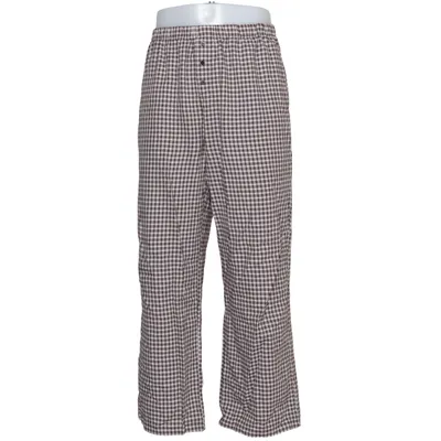 Pantalon de pyjama (Marron, Blanc) de Yourturn Coton biologique