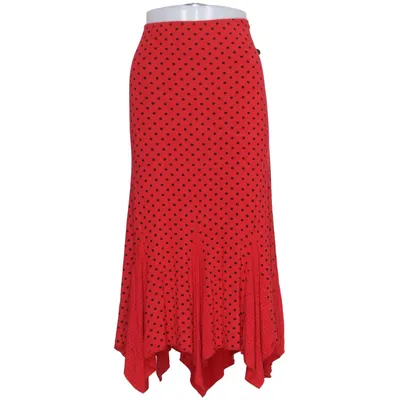Långkjol (Röd, Svart) från Ecoline Elastan, Viskos
