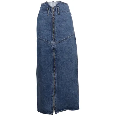 Jeanskjol (Blå) från Sasch Bomull
