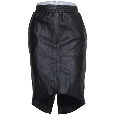 Läderkjol (Svart) från ONE Bomull, Skinn