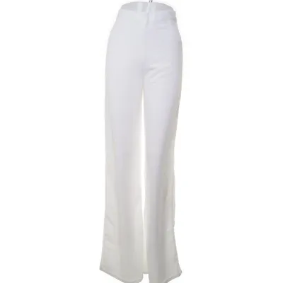 Palazzo broek (Wit) van Boohoo Polyester, Elastaan