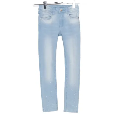 Jeans (Blå) från Dopo Dopo Bomull, Elastan, Polyester