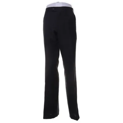 Jakkesætsbukser (Sort) Polyester, Uld
