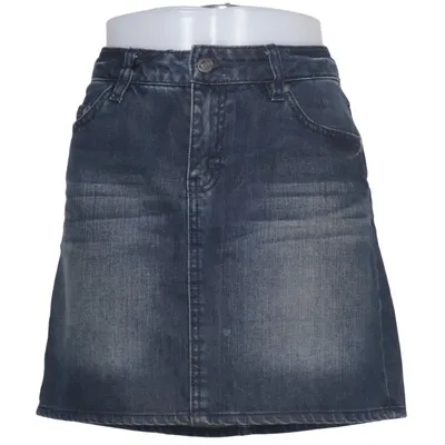 Jeanskjol (Blå) från L.O.G.G by H&M Bomull, Elastan