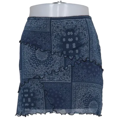 Kjol (Blå, Vit, Flerfärgad) från Urban Outfitters Elastan, Polyester