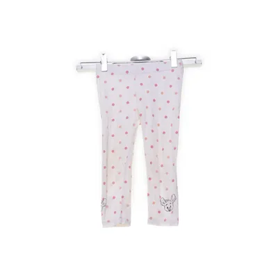 Leggings (Vit, Rosa) från Bamse Bomull, Elastan